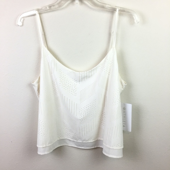 Athleta Tops - Athleta FWS Perforated Cami in Cream size Medium